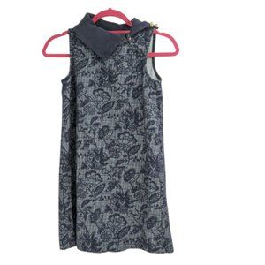 Janie And Jack Floral Sleeveless Collared Dress, size 12